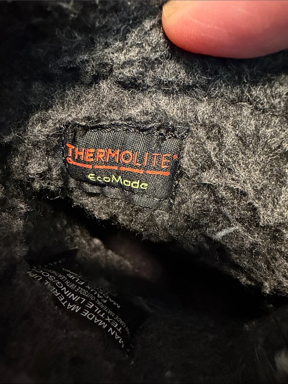 Target Cat & Jack kids’ fleece-lined winter boots, black / grey, size 11 EUC!